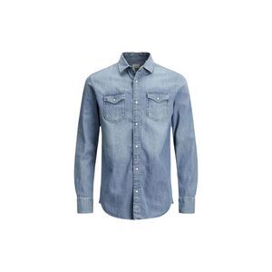 Jack Jones Blue Denim Men's Shirt